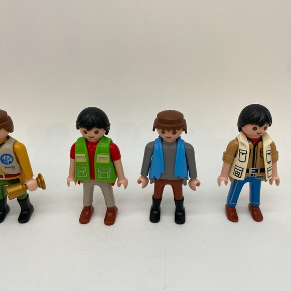 Geobra Playmobil Boys/Men Lot of 5 Figurines - Picture 4 of 5